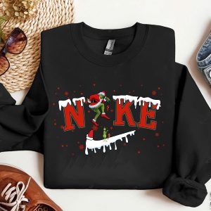 Nike Christmas Grinch Print Shirt