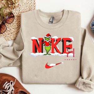 Nike Grinch Christmas Printed Shirt
