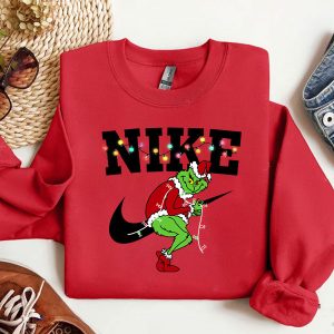 Nike Christmas Grinch #3 Printed Shirt
