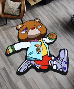 Kanye West Bear Rug – Unique Designer Plush Rug for Home Decor