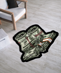 Money Rug – Banknote & Dollar Rug for Stylish Home Decor