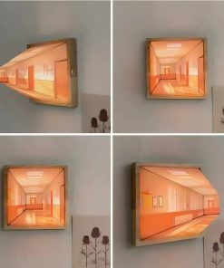 3D Naked Eye Vision Wall Decoration – Modern Illusion Art for Living Room & Bedroom Decor