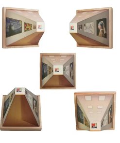 3D Naked Eye Vision Wall Decoration – Modern Illusion Art for Living Room & Bedroom Decor