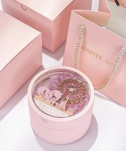 Jewelry Gift Box – Necklace, Pendant, Bracelets Storage Case, Elegant Trinket Box for Gifts & Organizing