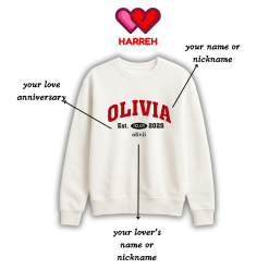 Custom Name Flex Embroidered Shirt – Flex Embroidered T-shirt, Sweatshirt, Hoodie – GT01